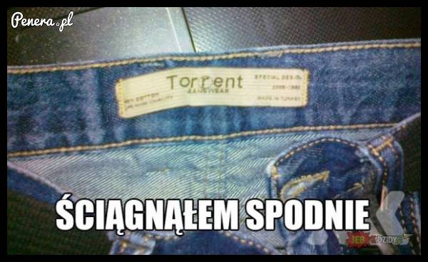 Ściągnąłem spodnie