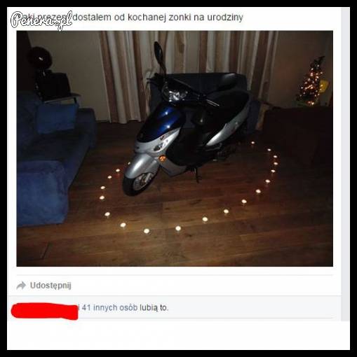 To dopiero prezent od żonki