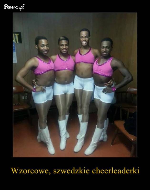 Wzorcowe szwedzkie cheerleaderki