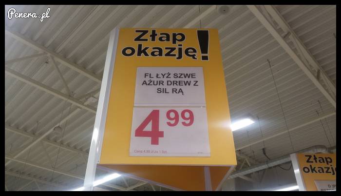 Złapałem super okazję w sklepie