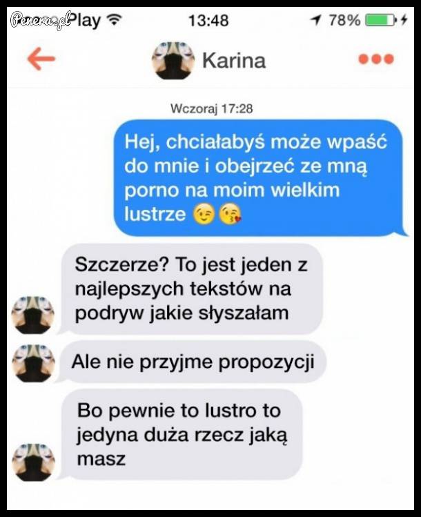 Chyba najlepszy tekst na podryw
