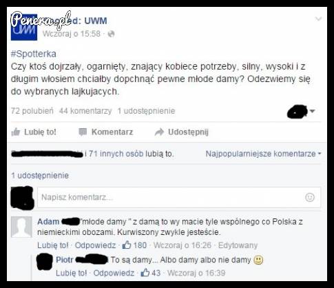 Dziewczyny szukają chłopaków żeby je dopchnąć!