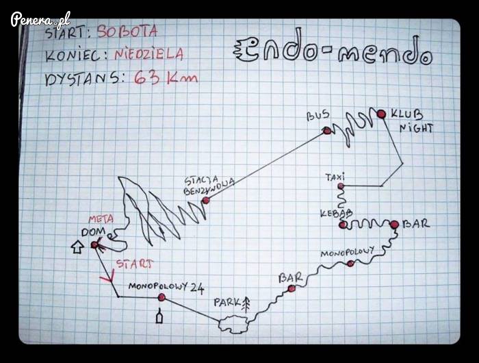 Endo-Mendo czyli sobota wieczór niedziela rano