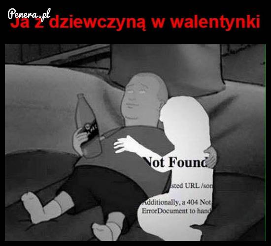 Ja z dziewczyną w Walentynki