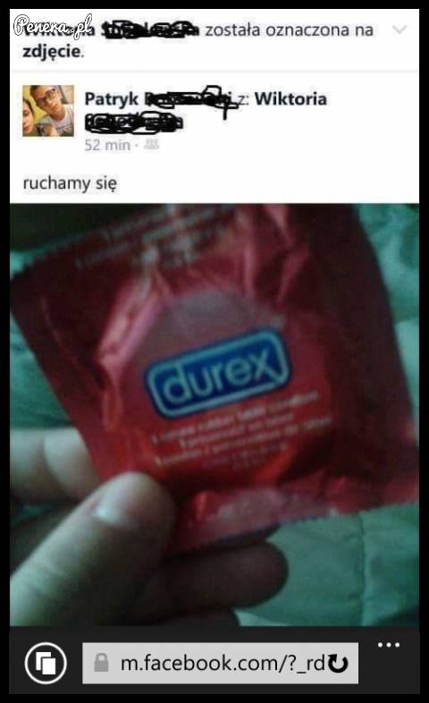 Jak pusto ktoś musi mieć w głowie żeby coś takiego udostępniać na fejsie