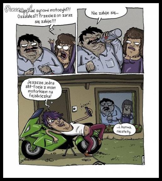 Kupić teraz synowi motocykl