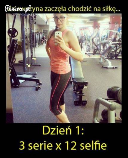 Moja dziewczyna poszła na siłownię