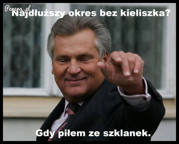 Najdłuższy okres bez kieliszka