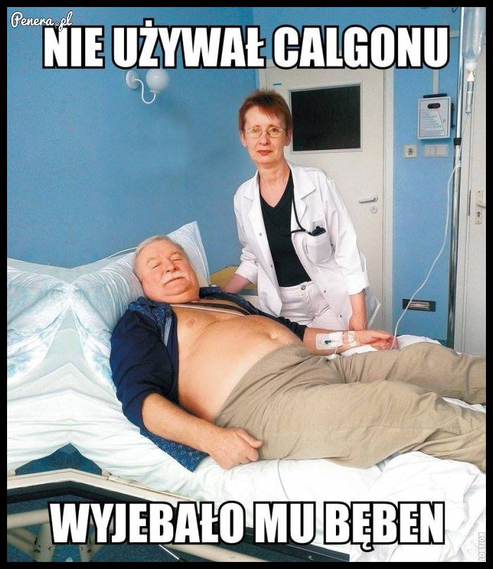 Nie używał Calgonu