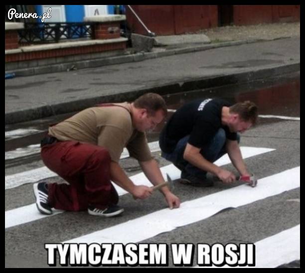 Nowe przejście dla pieszych w Rosji