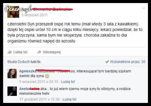 Obczajcie co te mamy na fejsie już wymyślają