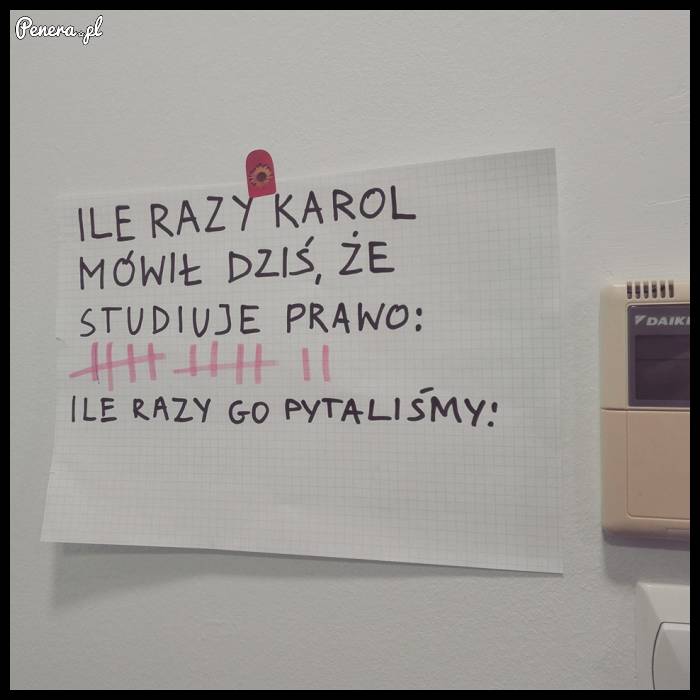 Po czym poznać studenta prawa?