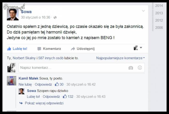 Raper Sowa to jednak prawdziwy poeta