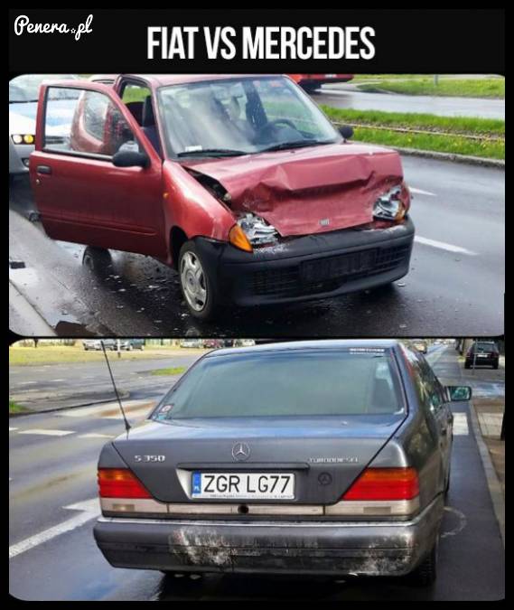 Stłuczka Seicento z S klasą :D