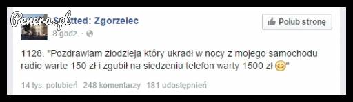 Ten złodziej nie zrobił najlepszego interesu