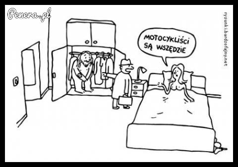 Uważaj! Motocykliści są wszędzie!