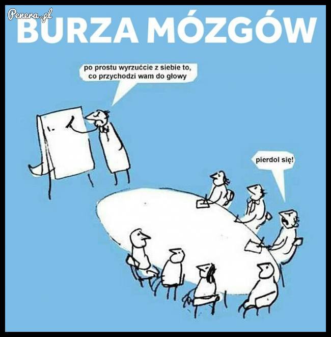 Burza mózgów w korpo świecie