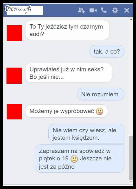Chciała przetestować Audi