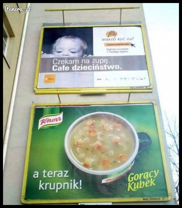 Czekał na zupę całe dzieciństwo