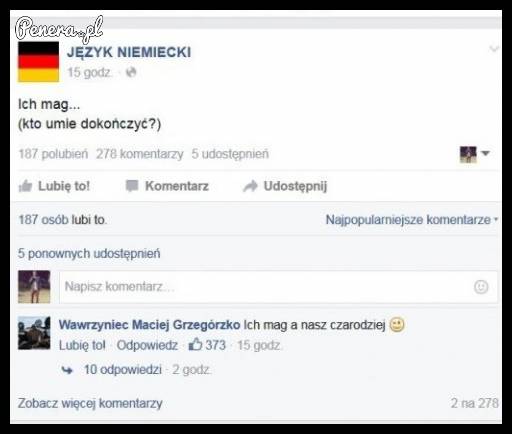 Dokończ zdanie po niemiecku
