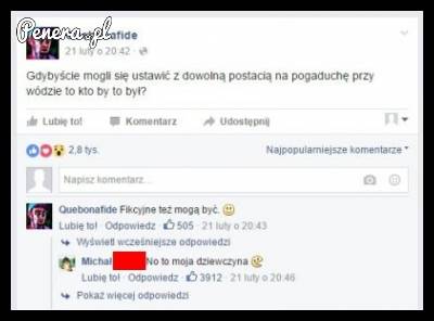Dowolna postać na pogaduchy przy wódce