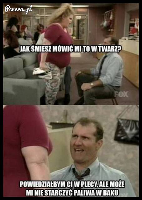 Gdyby tylko mógł to by powiedział w plecy