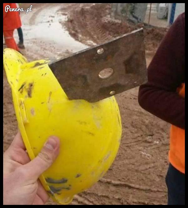 Jednak kask się czasem przydaje