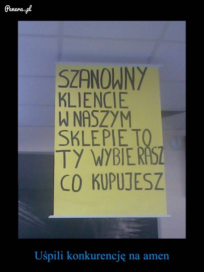 Jedyny taki sklep w Polsce!