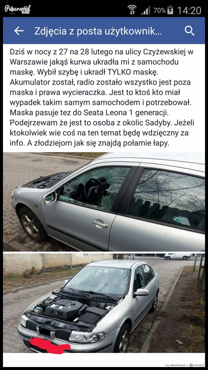 Jeszcze takiej akcji z kradzieżą to nie widziałem