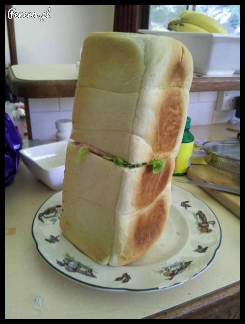 Ma ktoś ochotę na chleb z szybką?