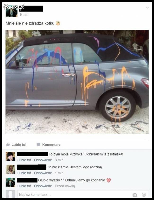 Nie miała dowodu na to że ją zdradza