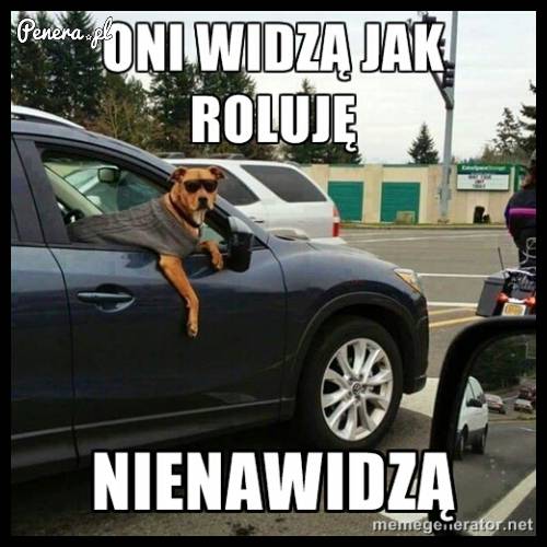 Oni widzą jak roluję!