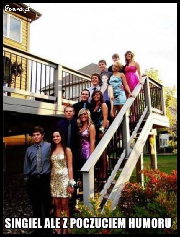 Singiel ale z poczuciem humoru