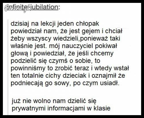 Szybko skończyła się prywatna gadka