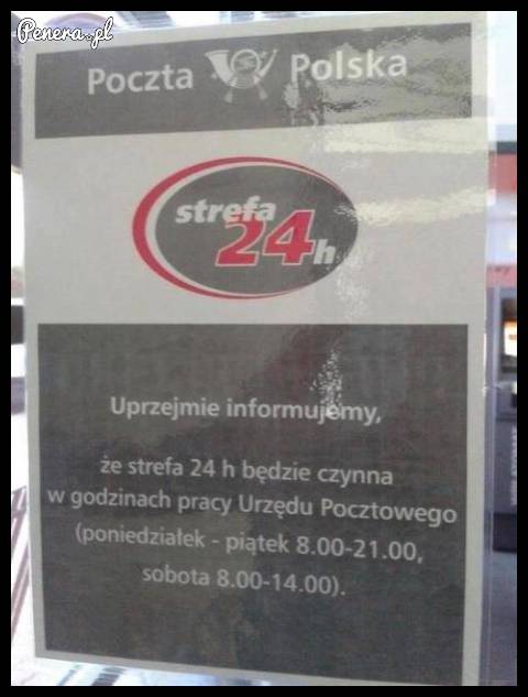 Tak działa strefa24h na Poczcie Polskiej