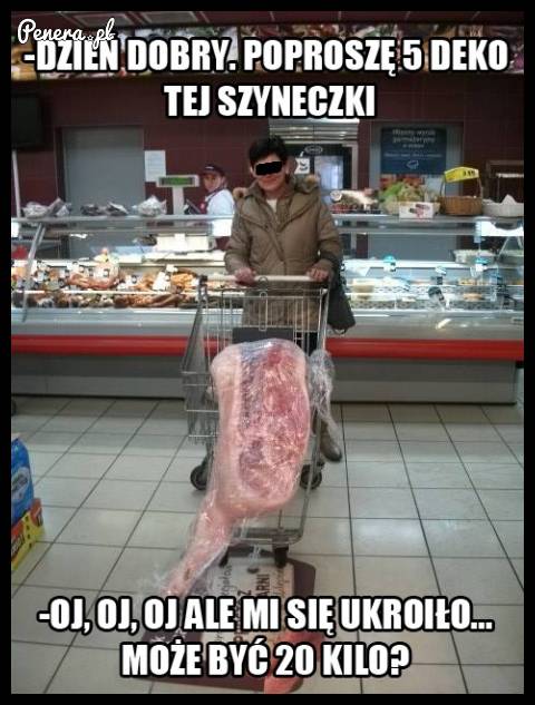 Troszkę jej się ukroiło :D