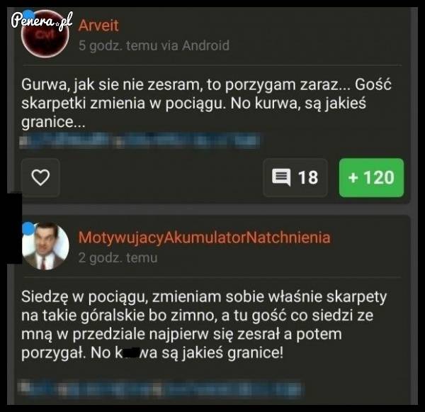 Tymczasem w pociągu