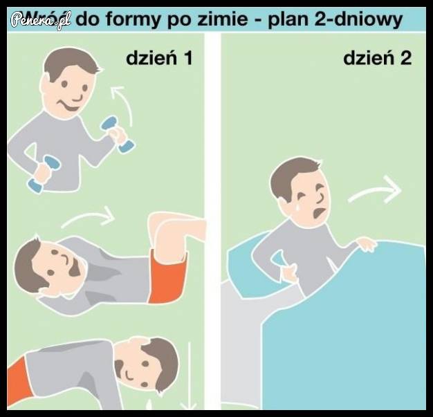 Wróć do formy po zimie w ciągu dwóch dni