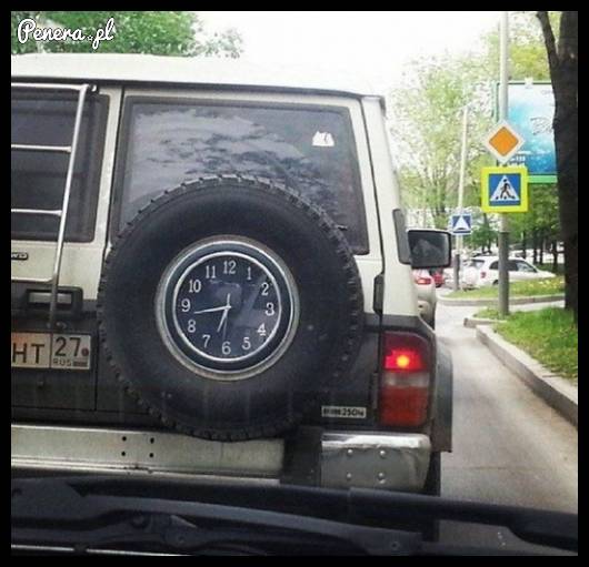 Żeby temu z tyłu dłużyło się stojąc w korku