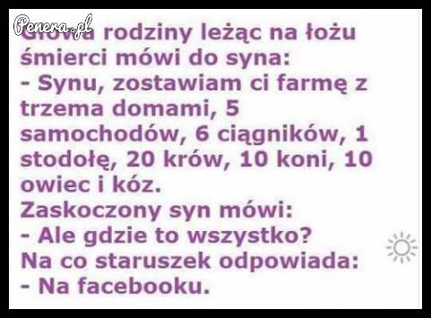 Dostać taki spadek to prawdziwe szczęście!