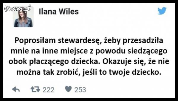 Dziwna sytuacja w samolocie