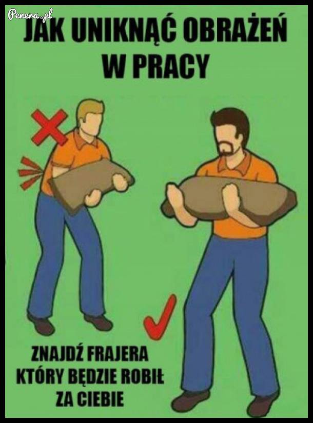 Jak uniknąć obrażeń w pracy?
