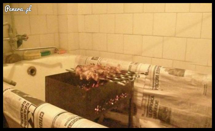 Jakby na majówkę padało