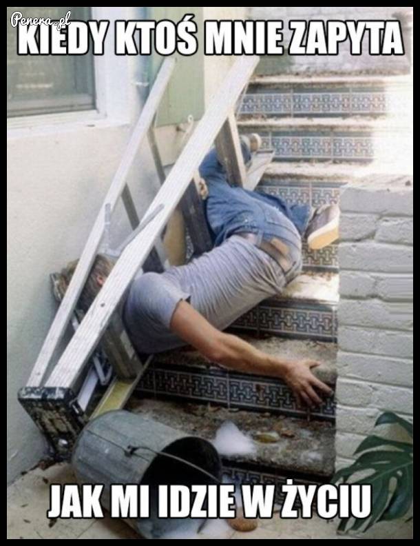 Kiedy ktoś mnie zapyta jak mi idzie w życiu