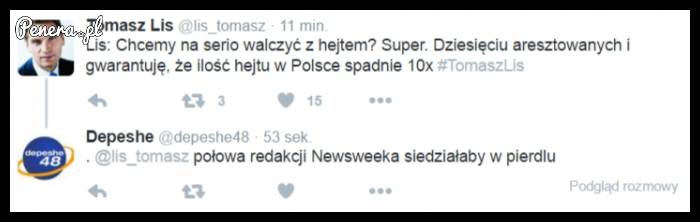 Lis chce walczyć z chejtem w sieci