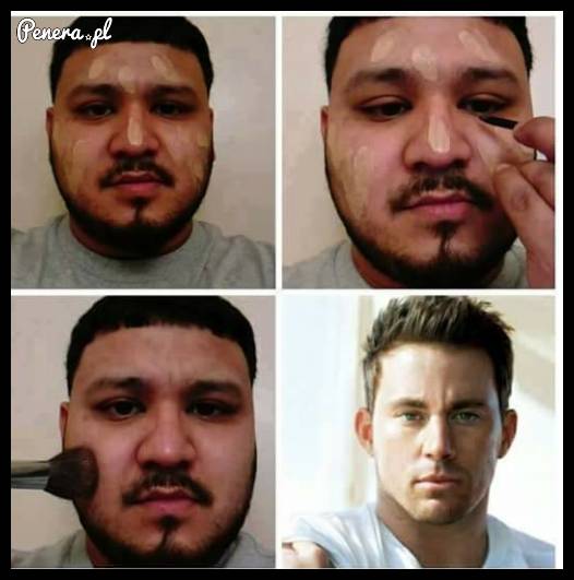 Męski makijaż działa cuda