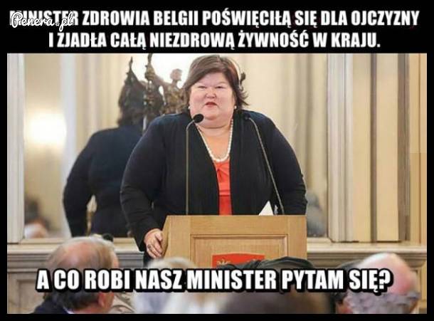 Minister zdrowia Belgii poświęciła się dla ojczyzny