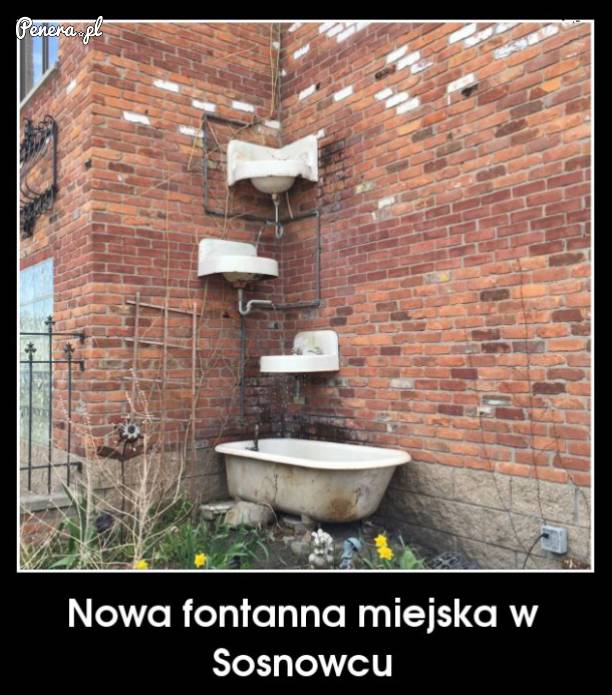 Nowa fontanna miejska w Sonsowcu