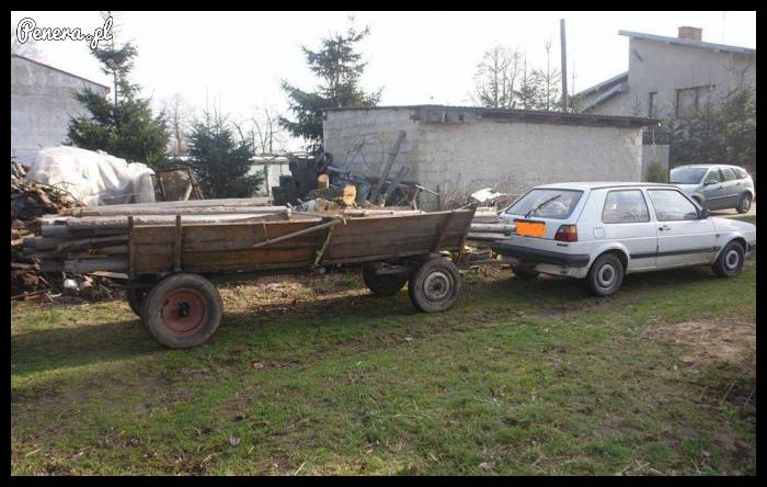 Oryginalna przyczepa do Golfa