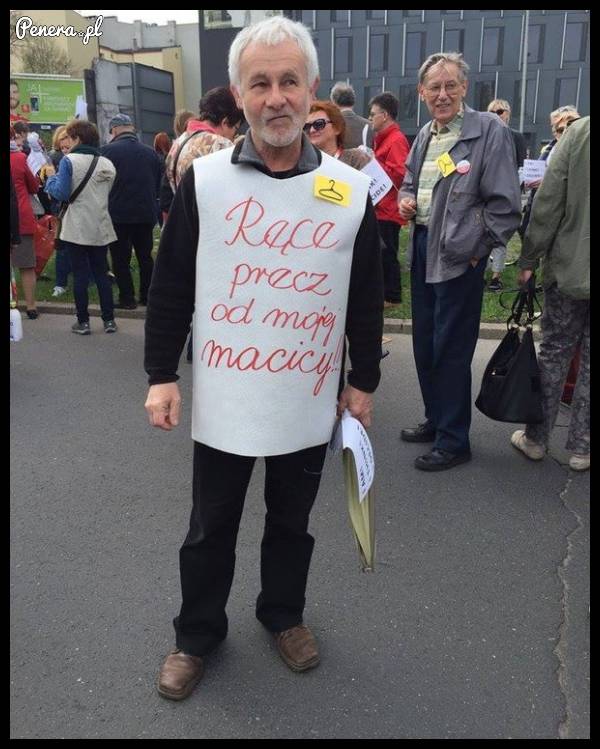 Ręce precz od jego macicy